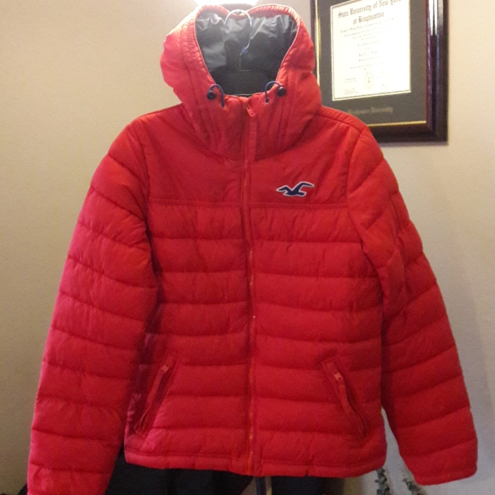 Young mens lightweight puffer jacket